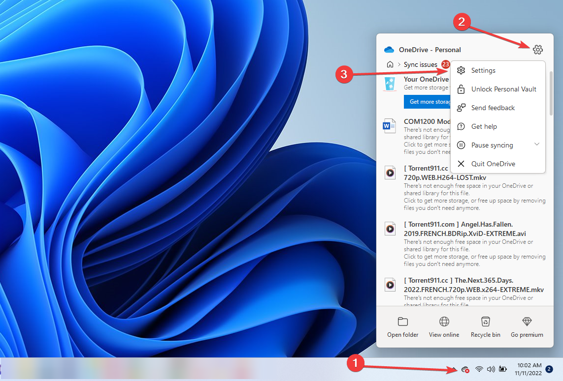 como desligar o OneDrive Windows 11