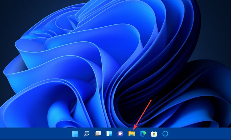 file explorer windows 11 taskbar