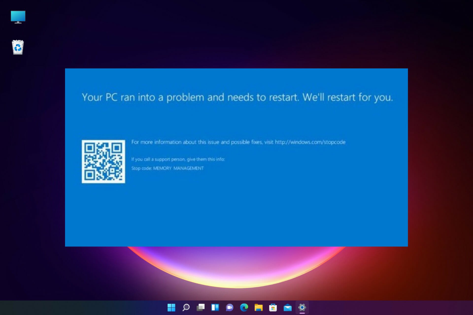 My PC got a BSOD while i was playing games on roblox 
