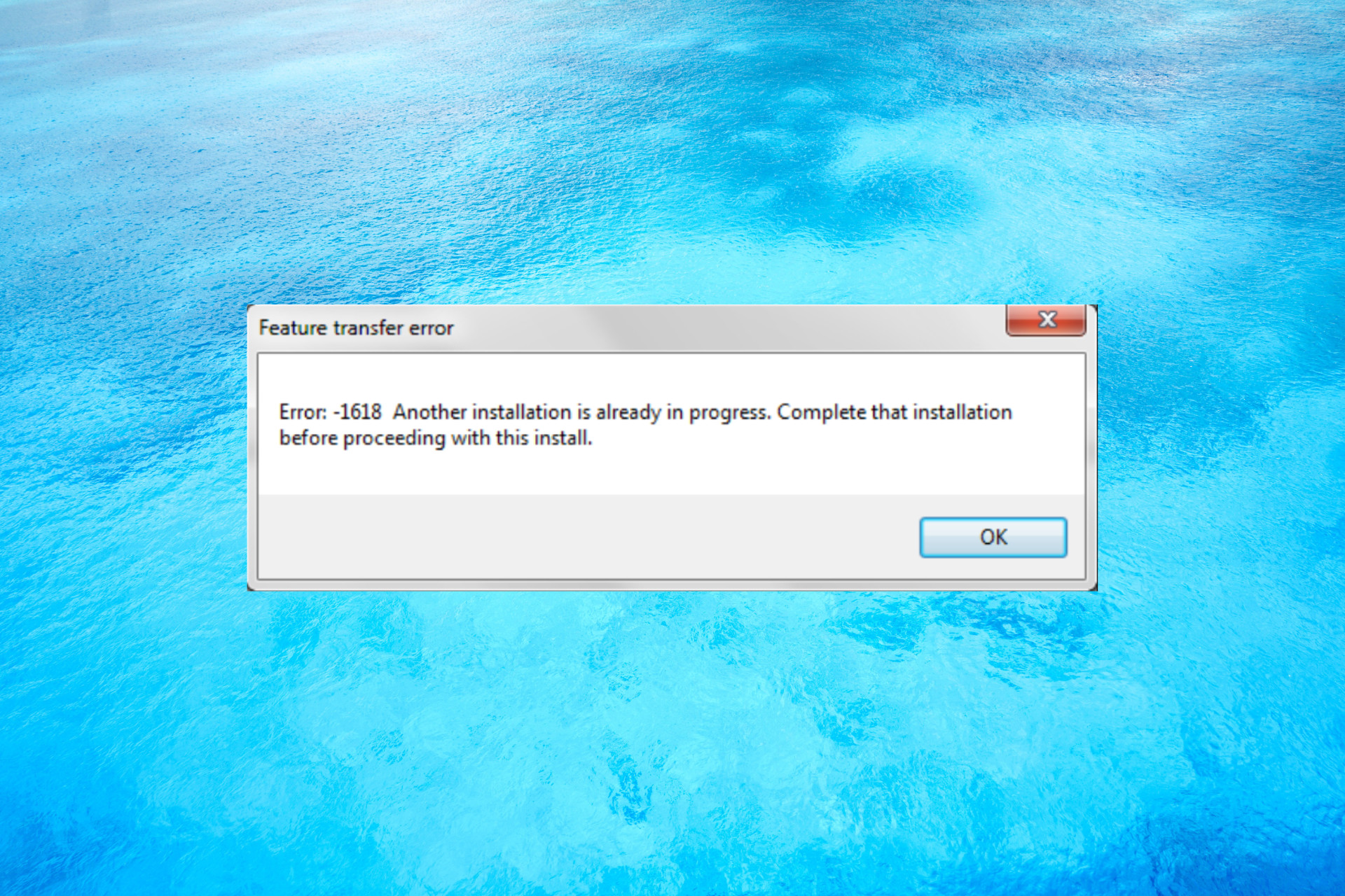 Roblox Installer Cannot continue installation because another