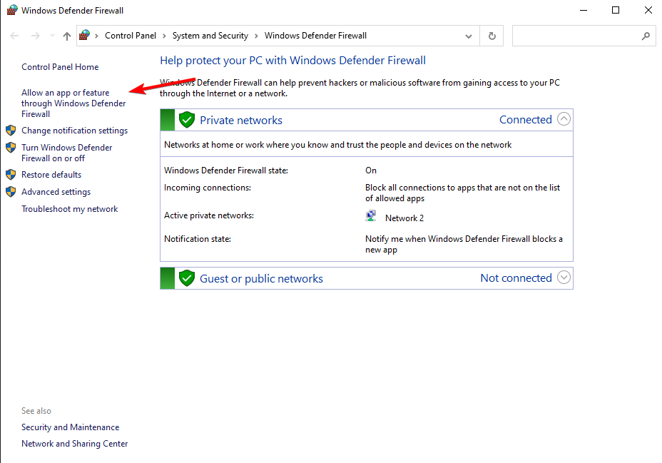allow-an-app dropbox can't establish secure connection