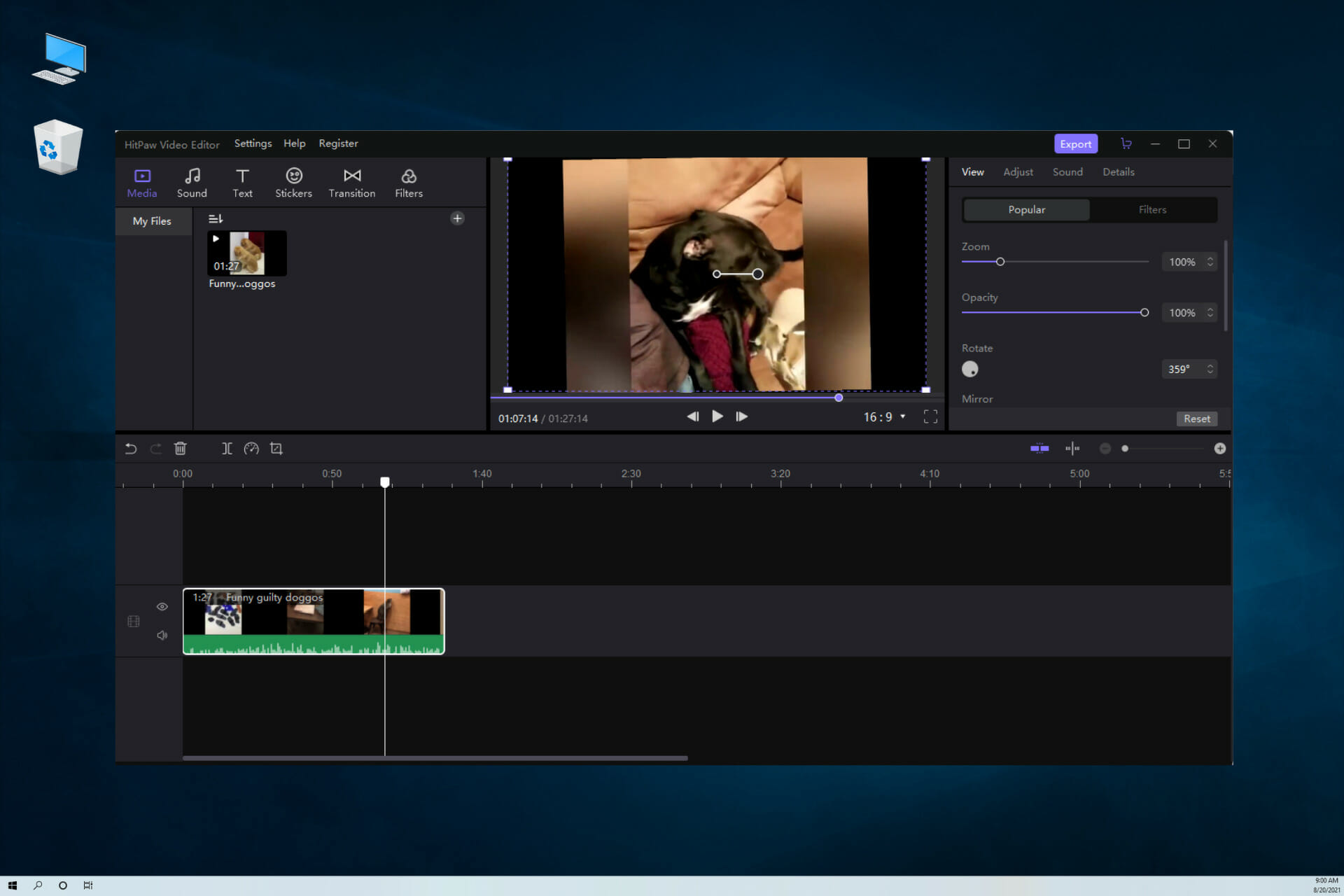 How to edit a video faster using HitPaw Video Editor