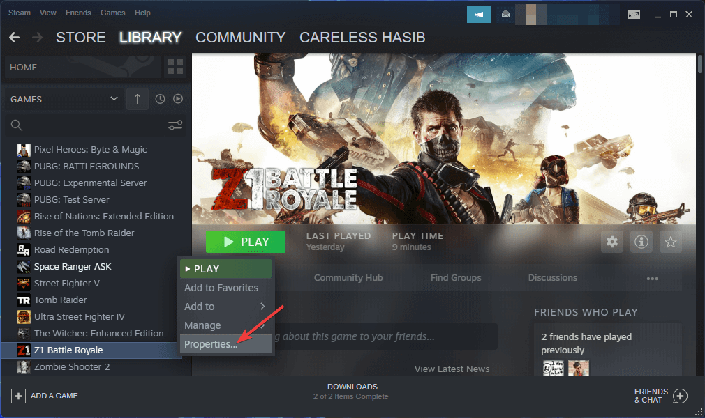 going z1 battle royale properties steam