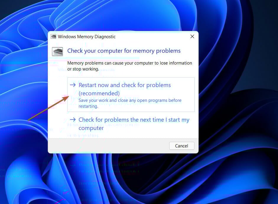 windows memory diagnostic window windows 11 lock screen spotlight not working