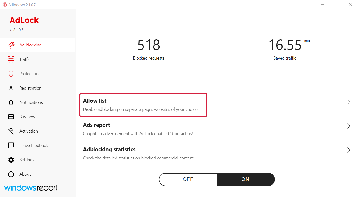 Stop ads from apps & browsers with AdLock for Windows
