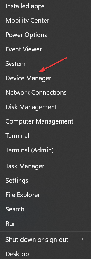 device manager