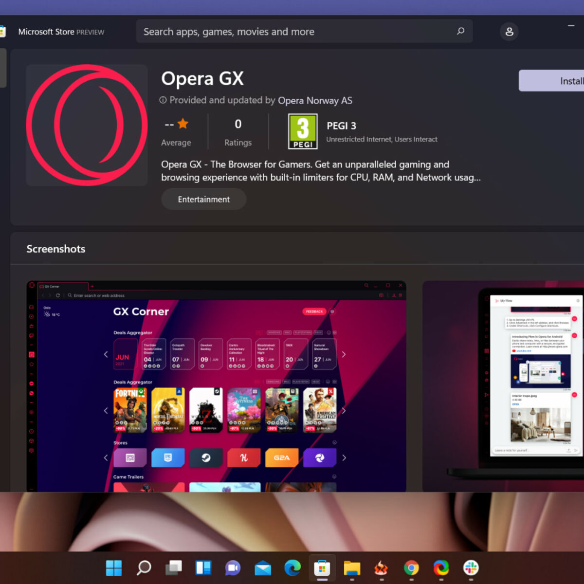 Opera traz o Opera GX otimizado para gamers Windows 11 