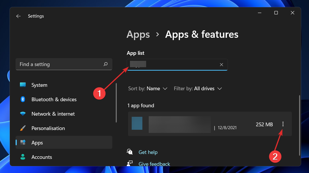 advanced options to fix can't download games from game pass