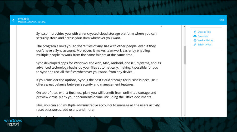 How to store and share files securely using Sync cloud storage