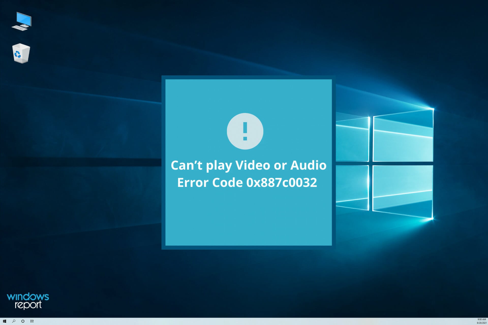 How to fix the can’t play video or music 0x887c0032 error