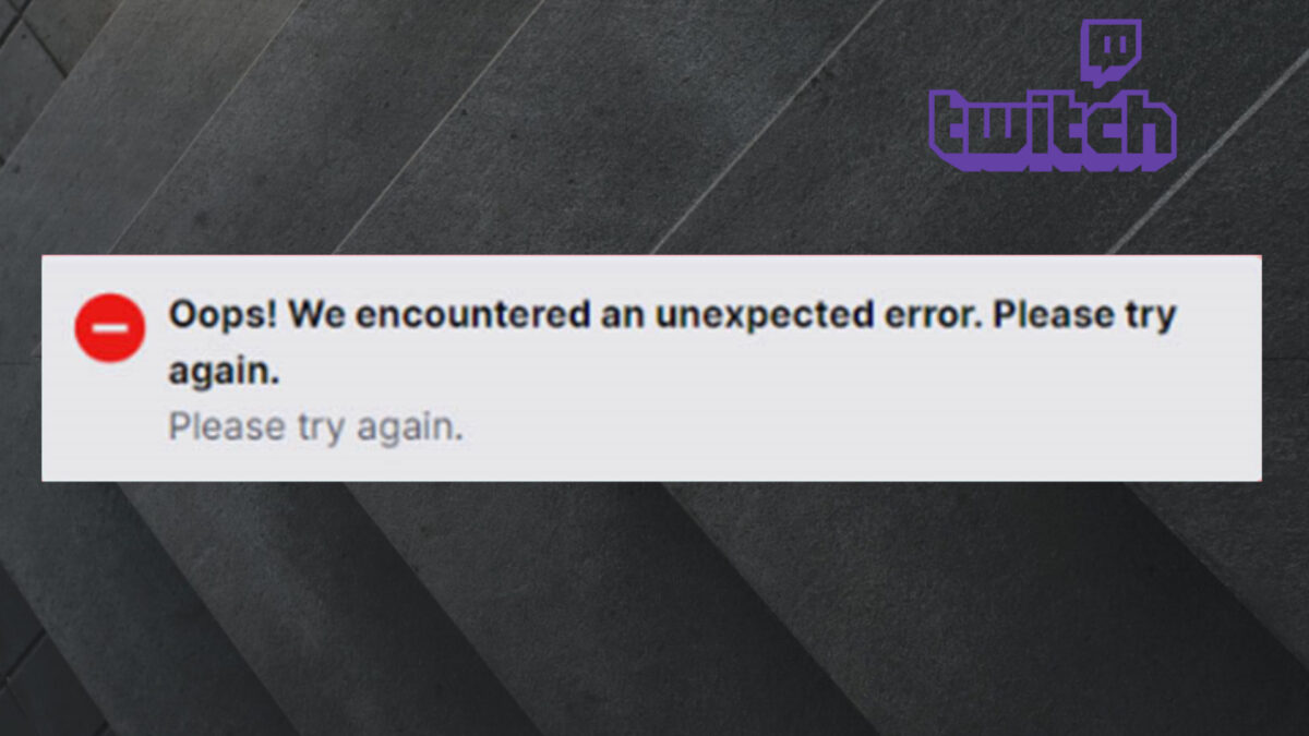 Twitch.tv returned an error when attempting to login. This could be a  temporary issue with the API. – TwitchPress