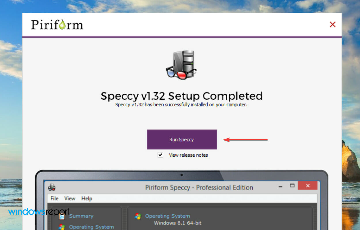 Run Speccy