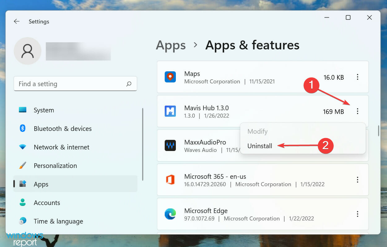 Uninstall Mavis Hub to fix axie infinity not working