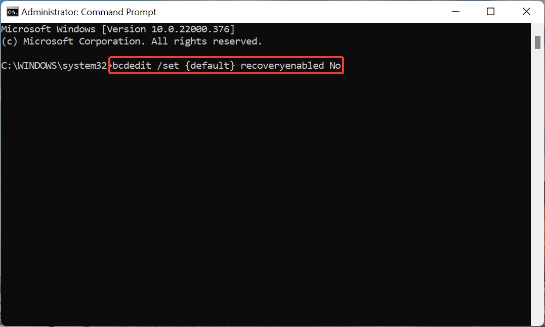 Desative o reparo de inicialização para corrigir o srttrail.txt do Windows 11