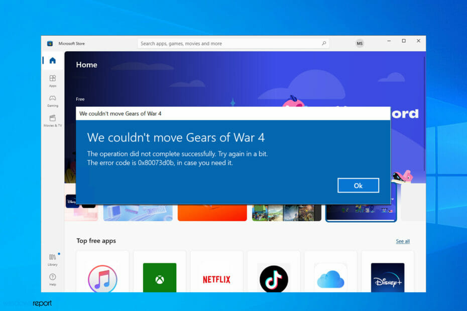 Error 0x80073d0b While Moving Games: 4 Methods to Fix it