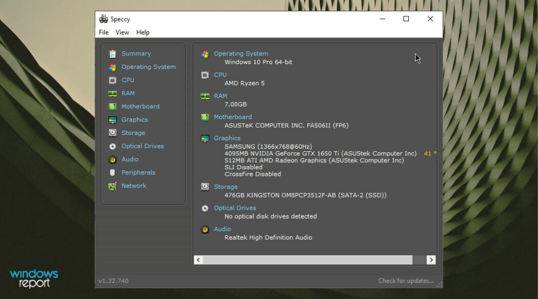 How to check PC temperature on Windows 10