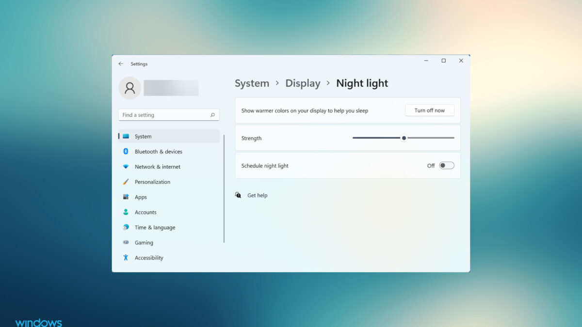 Fix night light not turning off in Windows 11