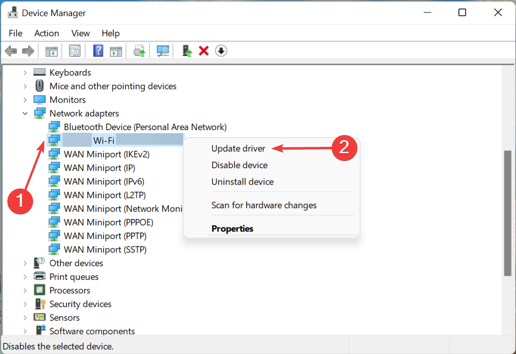 Update driver to fix killer wireless 1535 issues