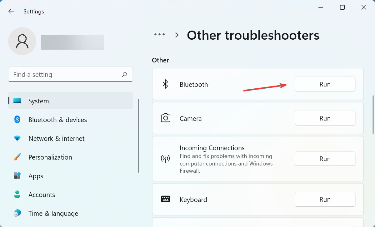 Solucionador de problemas de Bluetooth para reparar la falta de Bluetooth en el administrador de dispositivos de Windows 11