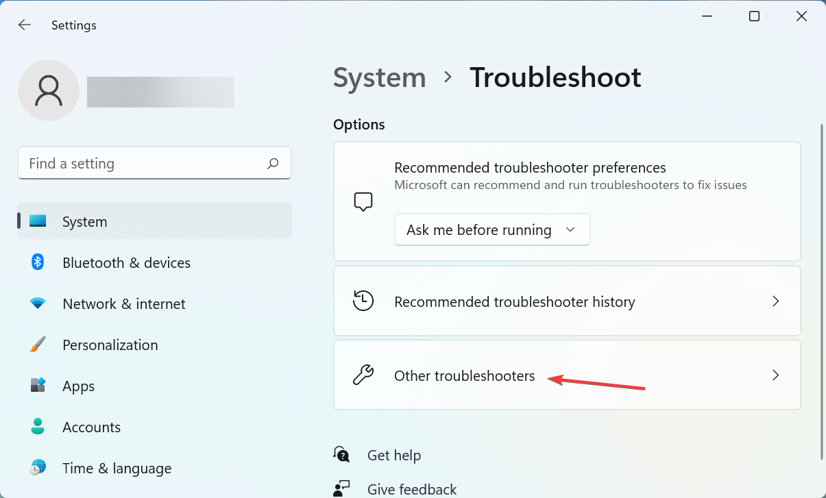 Other troubleshooters