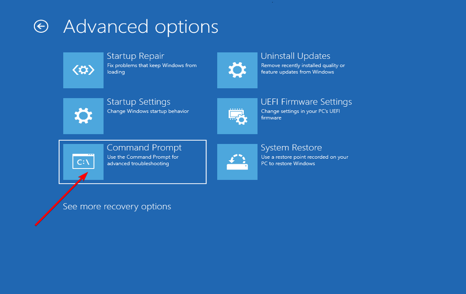 Prompt de comando para corrigir drivers do Windows 11 não encontrados