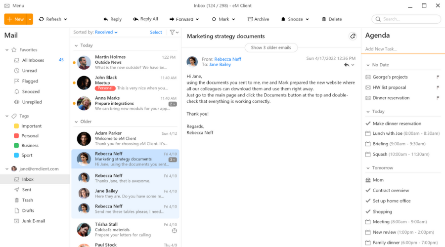 eM client best free email template builders