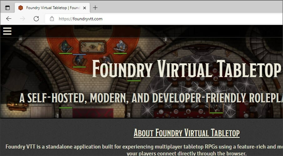 Foundri 5 Best Browsers for Foundry VTT to Play Tabletop RPGs Online
