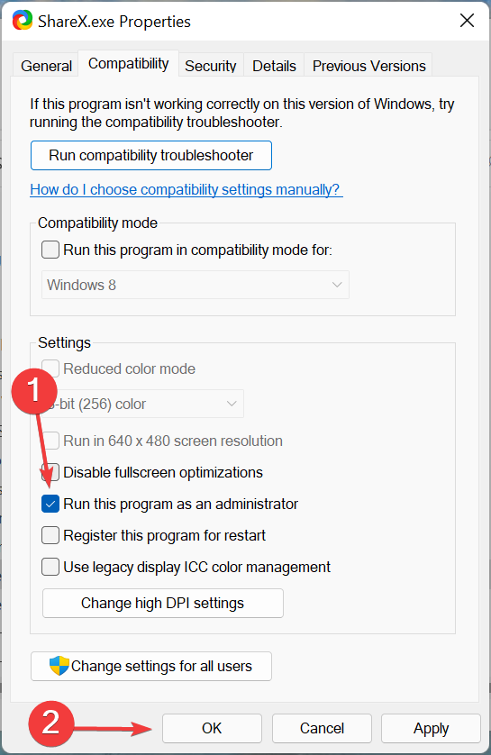 Esegui questo programma come amministratore per correggere l'errore 0xc00007b di Windows 11