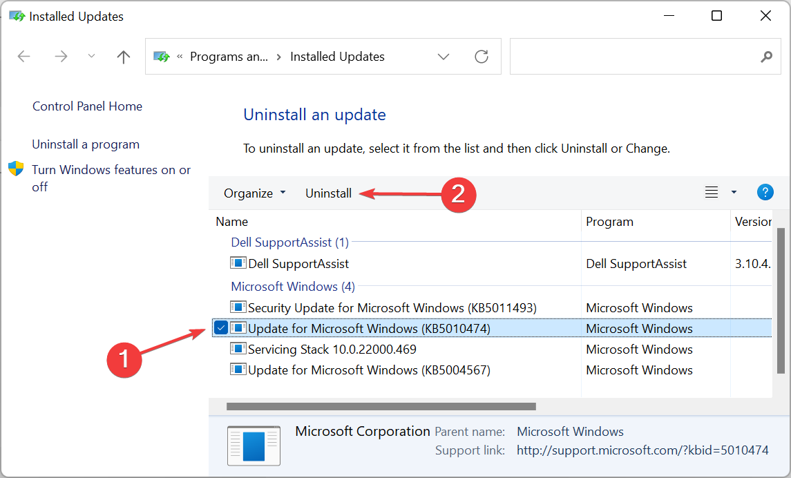 Remove update to fix airpods low volume windows 11