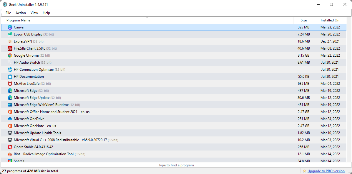 melhor desinstalador do Windows 11