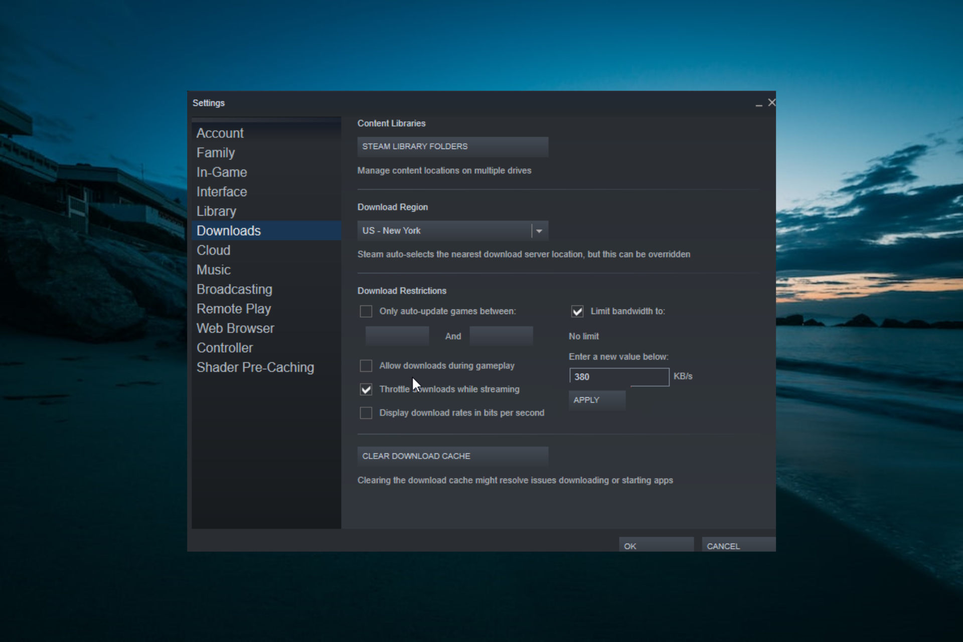 How to Use Steam to Download Files From the Internet