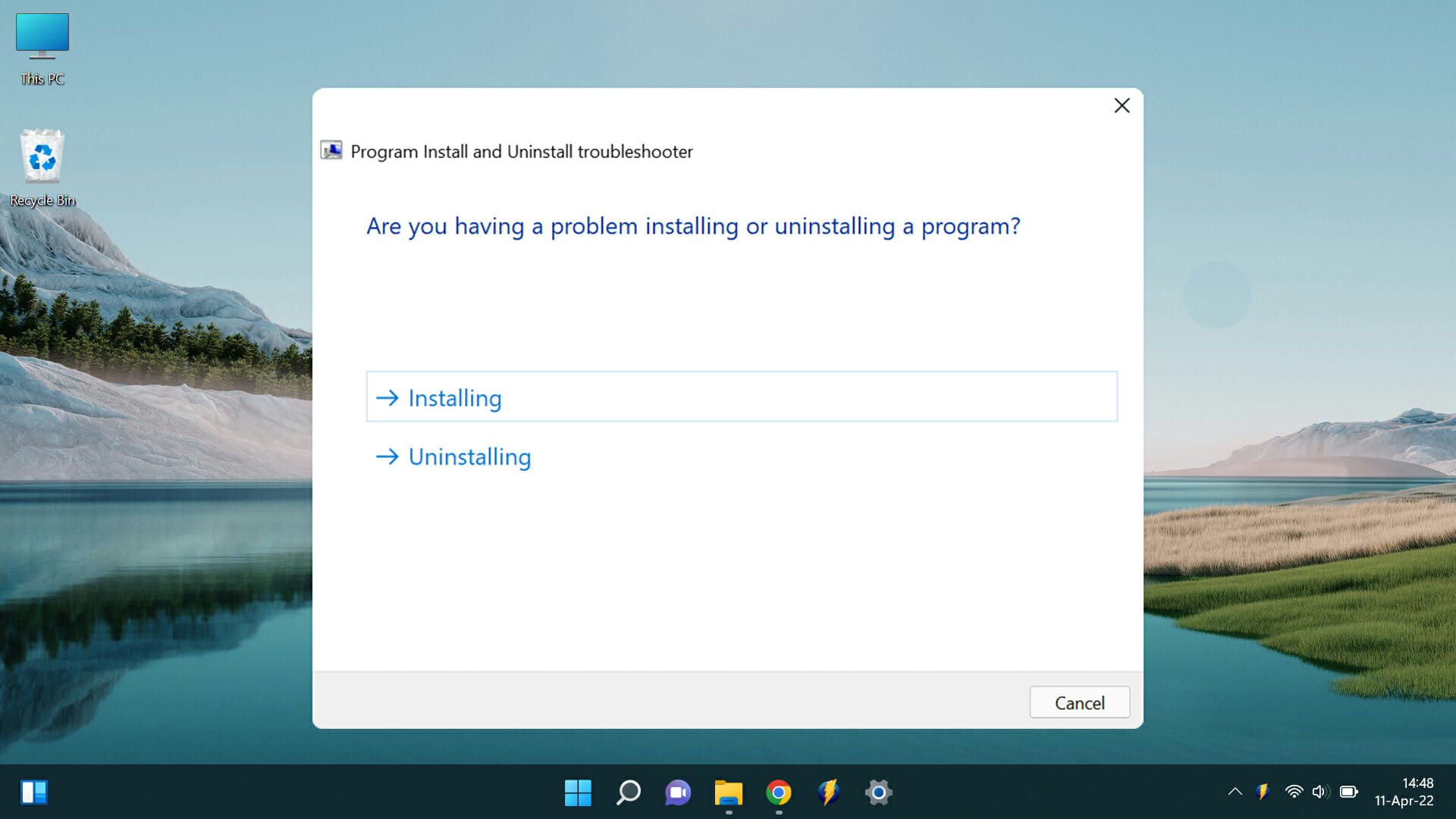 Dealing with Installation problems