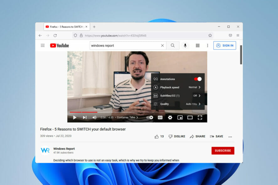 youtube freezing firefox