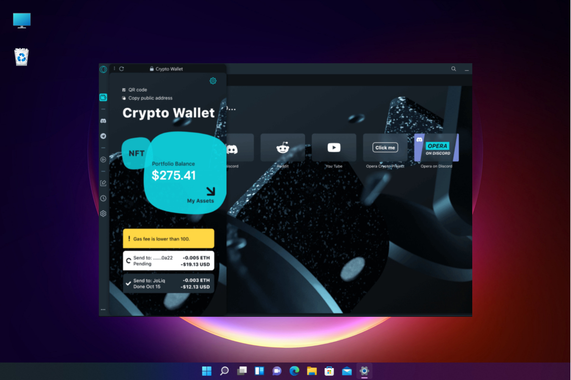Fix: Opera crypto wallet Something went wrong error