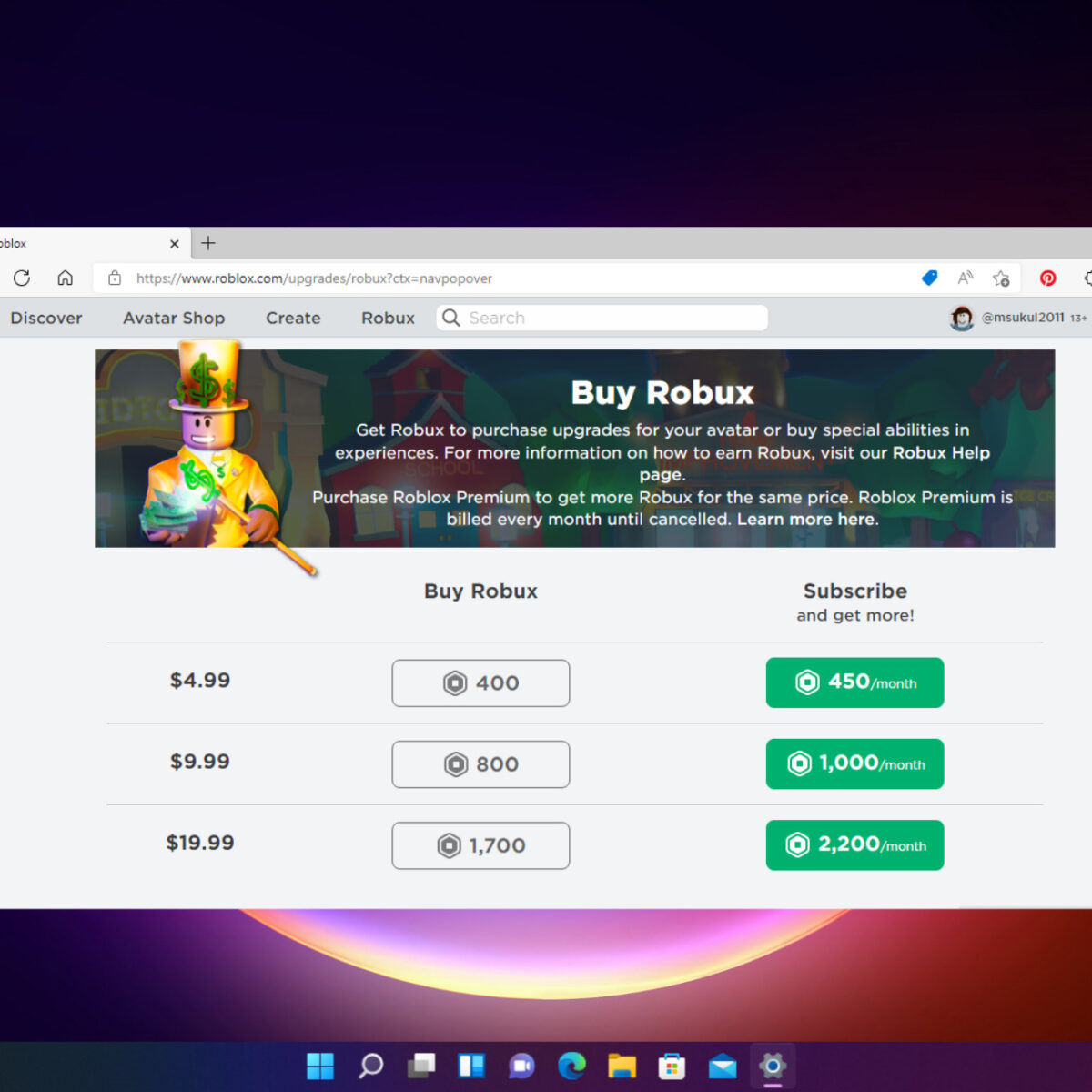 The Microsoft Rewards Robux promotion is back! 💰 However, you
