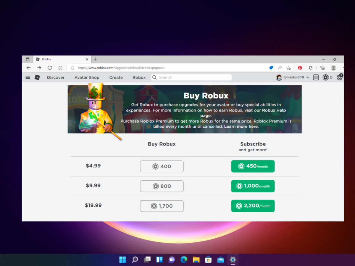 US] Hey Kiddies, ROBLOX - 100 ROBUX Gift Codes Just Showed Up In The Redeem  Section For Me - direct link in the comments : r/MicrosoftRewards