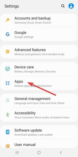settings app