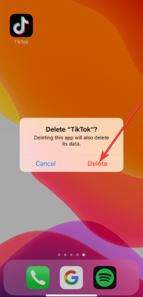 delete tiktok profile picture won't change