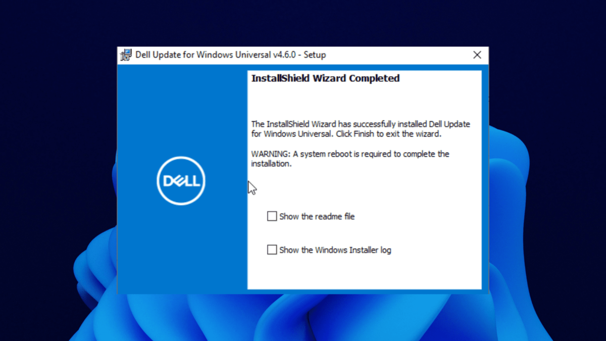 dell update not working