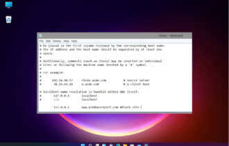 Windows 10 and 11 hosts file editing