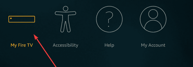 my fire tv setting