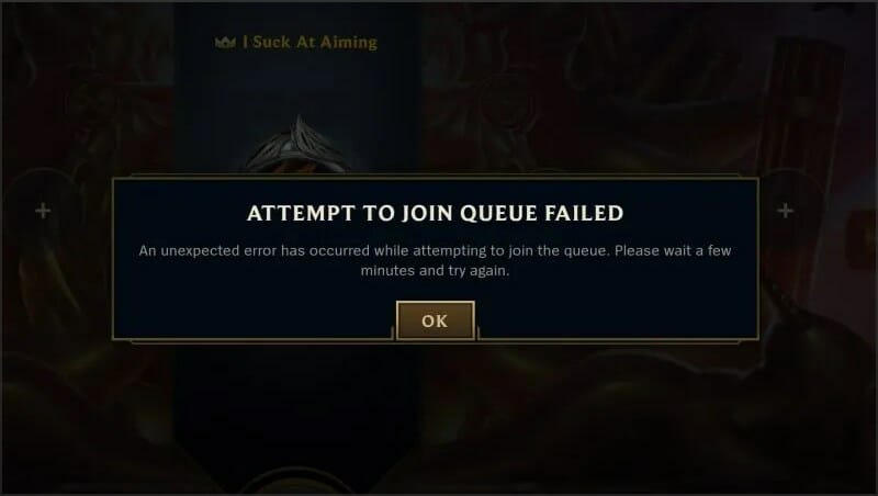 Fix: There Was an Unexpected Error With the Login Session in LOL