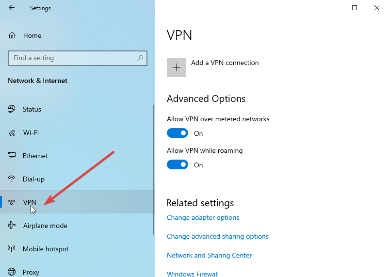 vpn disconnect