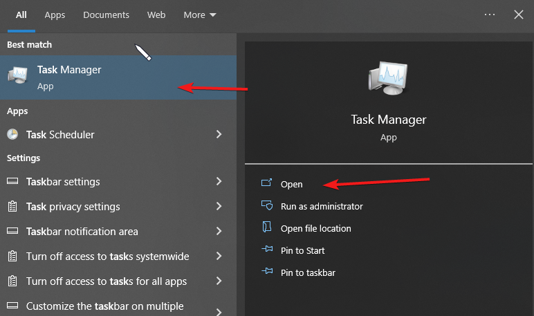 launch task manager