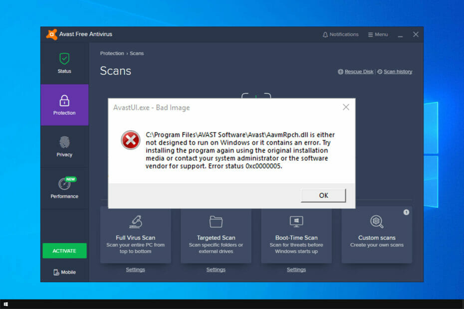 5 Ways to Fix Avastui.exe Application Error