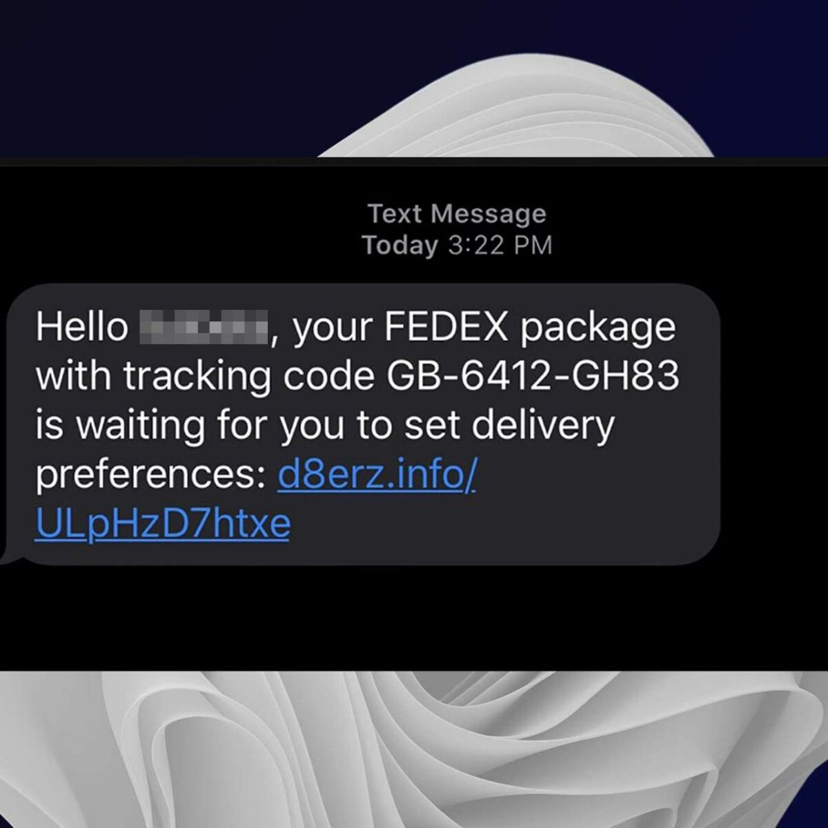 Is that text message about your FedEx package really a scam?