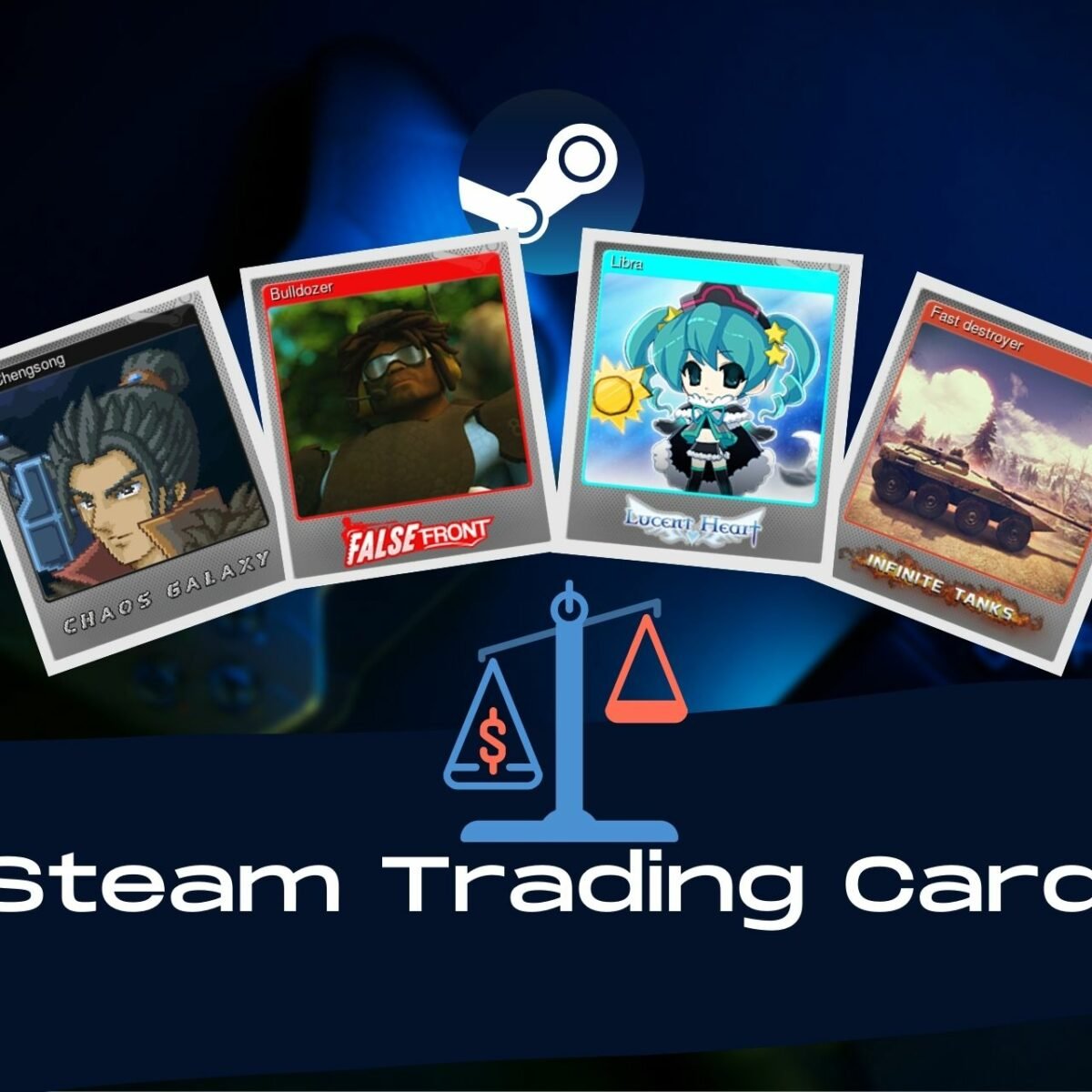 Steam Trading Cards spotted in the Steam database