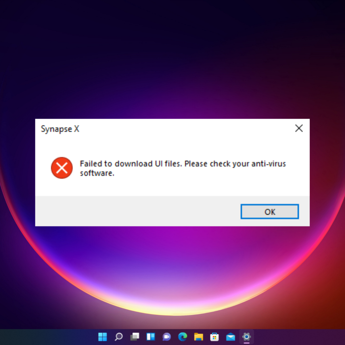 Synapse X Failed to Download UI Files: How to Fix It