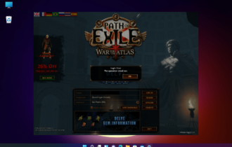path of exile time out error login again