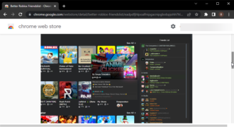 7 Best Roblox Browser Extensions That You Can Use In 2026 Better Roblox Friendlist Browser Extension 330x180 